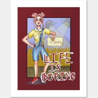 Boring Life Posters and Art